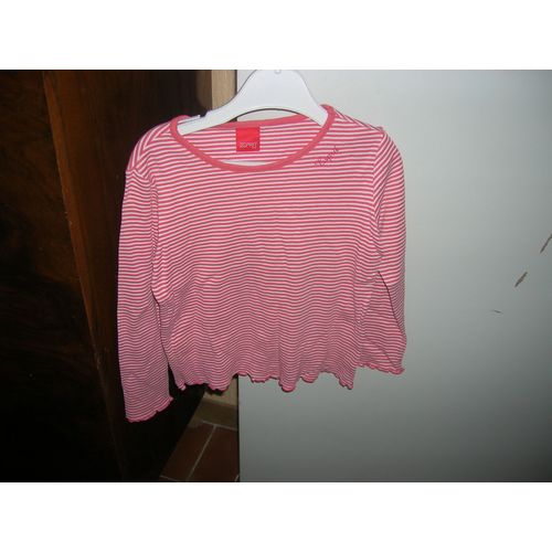 T-Shirt Manches Longues Esprit 6/7 Ans.