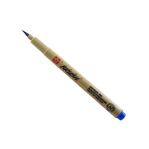 Sakura Stylo Pinçeau Pigma Brush, Bleu