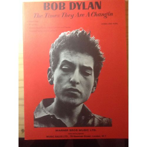 Bob Dylan The Times They Are A Changin