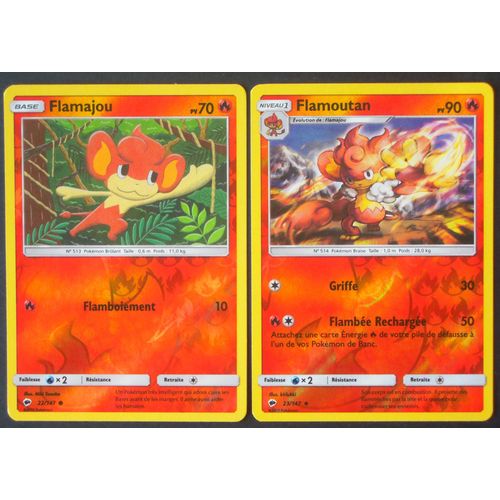 Ombres Ardentes - Flamajou(22) + Flamoutan(23/147) - Reverse