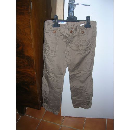 Pantalon Ikks 8 Ans Taille Ajustable 100% Coton.