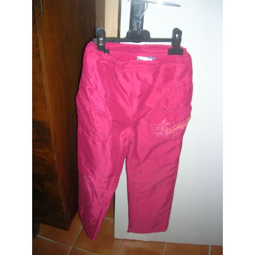 Pantalon Doublé Longboard 8 Ans Taille Élastique 100% Polyester.