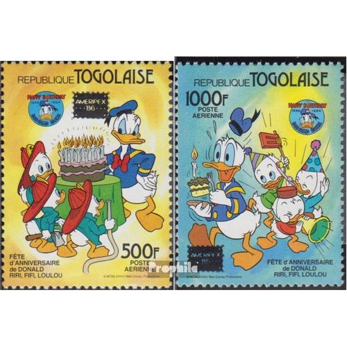 Togo 1962-1963 (Complète Edition) Neuf Avec Gomme Originale 1986 Donald Duck