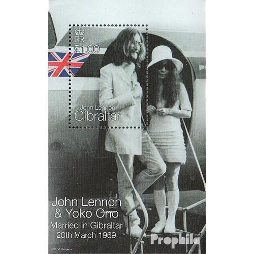 Gibraltar Block37 (Édition Complète) Neuf 1999 Hochzeitnjohn Lennon