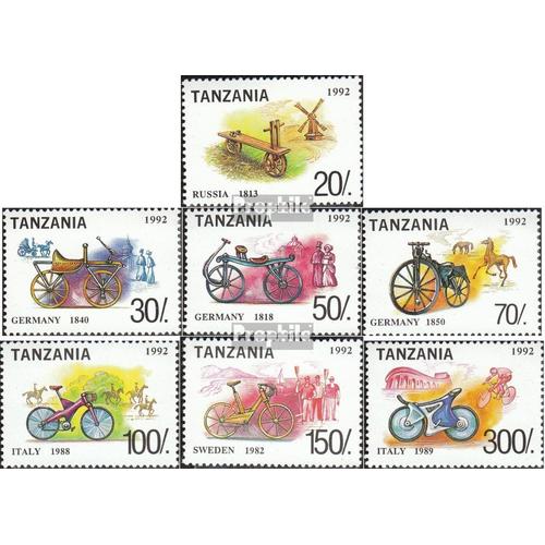 Tanzanie 1445-1451 (Complète Edition) Neuf Avec Gomme Originale 1992 Histoire De Fahrrade