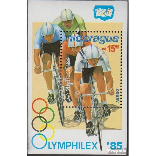 Nicaragua Bloc 163 (Complète Edition) Neuf Avec Gomme Originale 1985 Olymphilex ?85, Fribourg