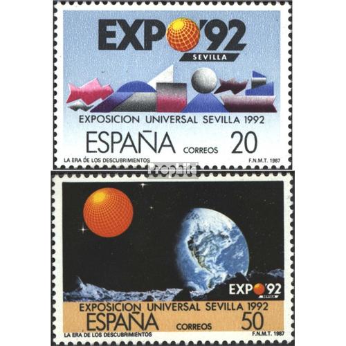 Espagne 2808-2809 (Édition Complète) Neuf 1987 Expo `92