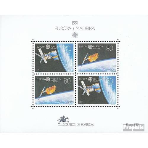 Madère (Portugal) Bloc 12 (Complète.Edition.) Neuf Avec Gomme Originale 1991 Européenne Mondiale De L\'espace