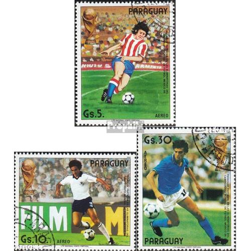 Paraguay 3842-3844 Oblitéré 1985 Football-Wm ?86