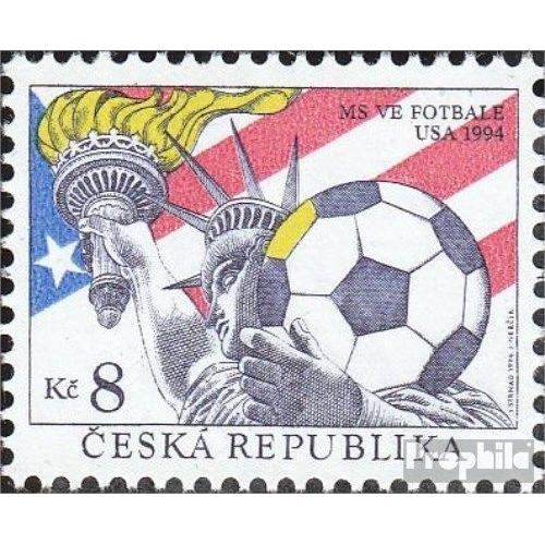 République Tchèque 45 (Complète Edition) Neuf Avec Gomme Originale 1994 Football