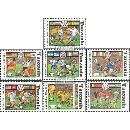 Tanzanie 1759-1765 (Complète Edition) Neuf Avec Gomme Originale 1994 Football-Wm Dans Le Etats-Unis