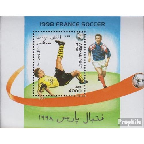 Afghanistan Bloc 88 (Complète Edition) Neuf Avec Gomme Originale 1996 Football-Wm Dans France