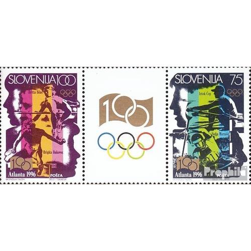 Slovénie 151-152 Bande De Trois (Édition Complète) Neuf 1996 Jeux Olympiques Été