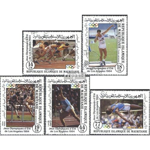 Mauritanie 821-825 (Complète Edition) Neuf Avec Gomme Originale 1984 Jeux Olympiques Été ?84