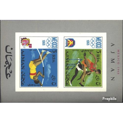 Ajman Bloc 32a Neuf 1968 Jeux Olympiques Été