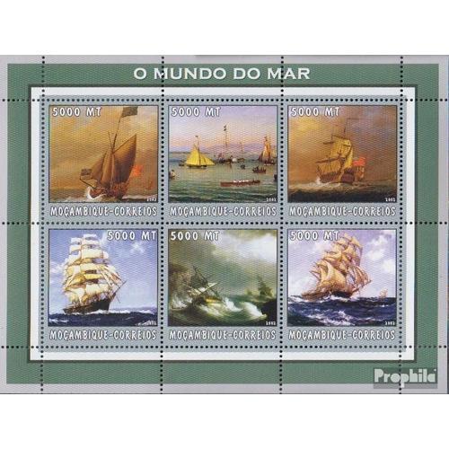 Mosambik 2566-2571 Feuille Miniature Neuf Avec Gomme Originale 2002 Monde De Mer