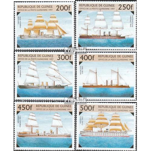 Guinée 1638-1643 (Complète Edition) Neuf Avec Gomme Originale 1997 Les Navires De Guerre