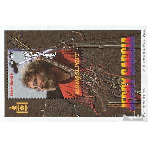 Mongolie Bloc 289 (Complète Edition) Neuf Avec Gomme Originale 1998 Jerry Garcia