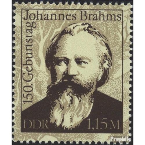 Ddr 2764 (Édition Complète) Neuf 1983 Jean Brahms