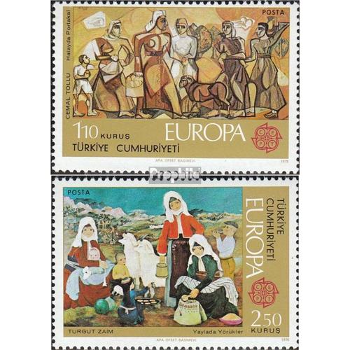 Turquie 2355-2356 (Édition Complète) Neuf 1975 Europe: Peintures