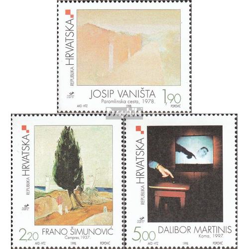 Croatie 493-495 (Édition Complète) Neuf 1998 Contemporaine Art