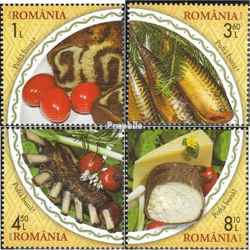 Roumanie 6808-6811 (Complète Edition) Neuf Avec Gomme Originale 2014 En Bonne Santé Alimentation