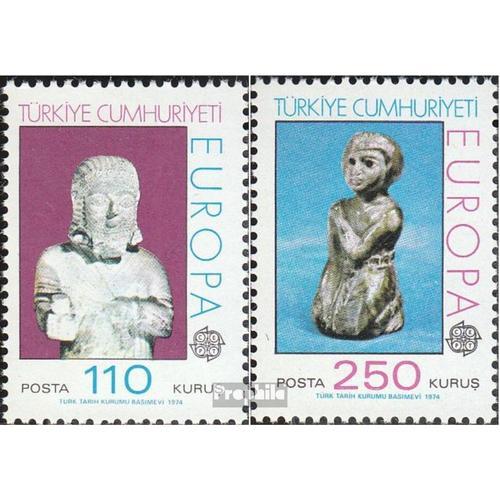 Turquie 2320-2321 (Édition Complète) Neuf 1974 Europe: Sculptures