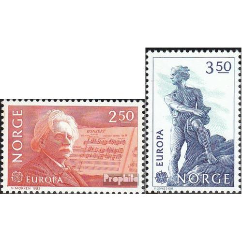 Norvège 885-886 (Édition Complète) Neuf 1983 Art