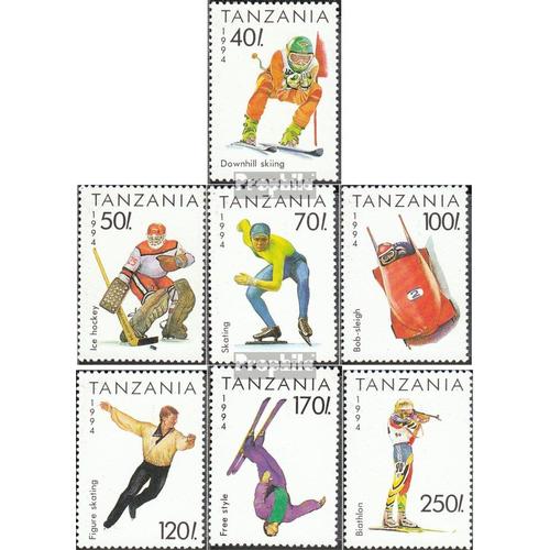 Tanzanie 1705-1711 (Complète Edition) Neuf Avec Gomme Originale 1994 Jeux Olympiques Jeux D Et 'hiver 1994