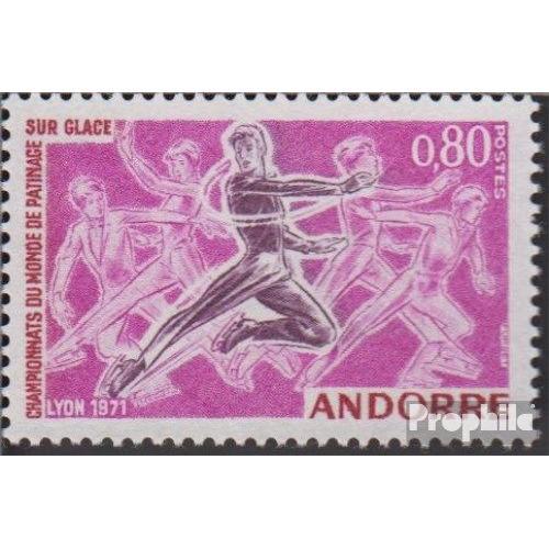 Andorre - Français Post 229 (Complète.Edition.) Neuf Avec Gomme Originale 1971 Patinage Artistique