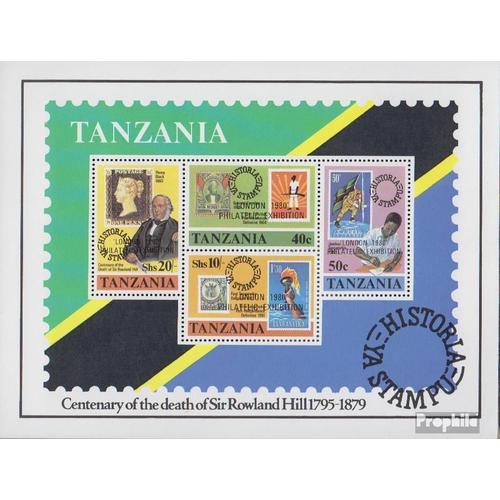 Tanzanie Bloc 21 (Complète.Edition.) Neuf Avec Gomme Originale 1980 Exposition Philatélique