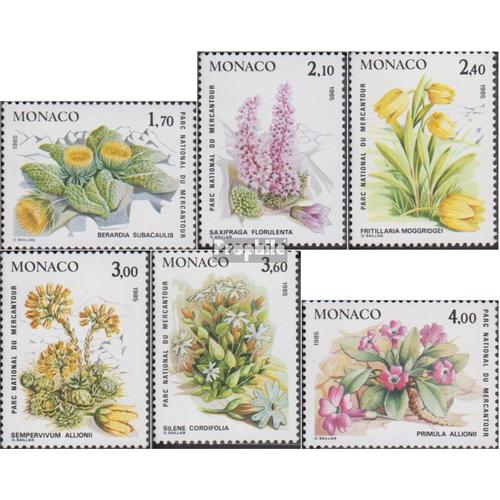 Monaco 1683-1688 (Complète Edition) Neuf Avec Gomme Originale 1985 Rares Plantes