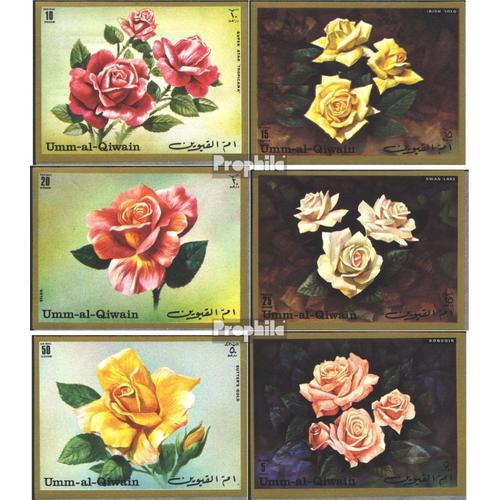 Umm Al Qaïwaïn 675b-680b Neuf 1972 Roses