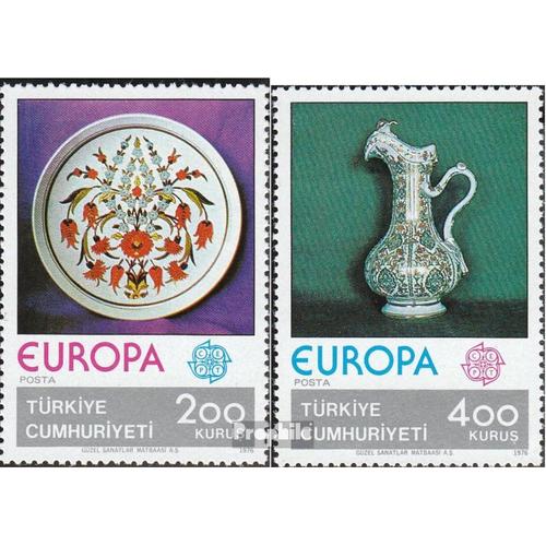 Turquie 2385-2386 (Édition Complète) Neuf 1976 Europe: Artisanat