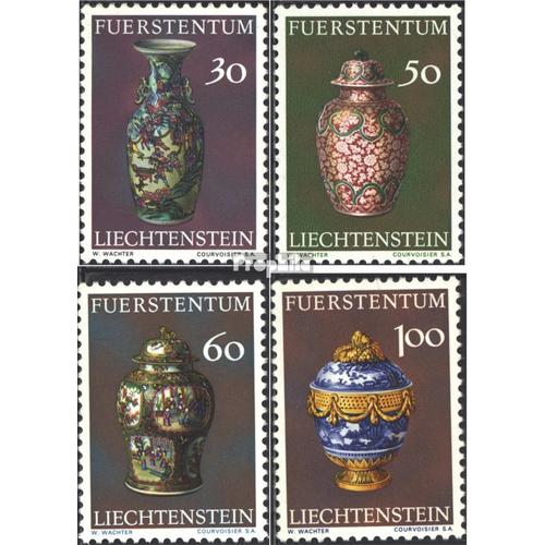 Liechtenstein 602-605 (Édition Complète) Oblitéré 1974 Prince Trésor