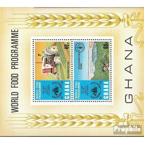 Ghana Block52 (Complète.Edition.) Neuf Avec Gomme Originale 1973 Alimentation