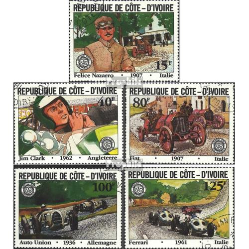 Côte D'ivoire 706-710 (Édition Complète) Oblitéré 1981 Grand Prix De France