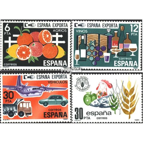 Espagne 2509-2511,2512 (Édition Complète) Neuf 1981 Timbres Spéciaux