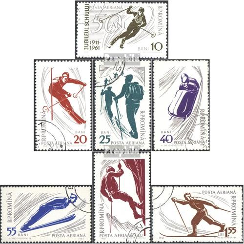 Roumanie 1951-1957 (Édition Complète) Oblitéré 1961 50 Années Rum. Ski