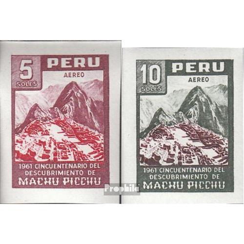 Peru 603-604 Neuf 1961 Inkastadt