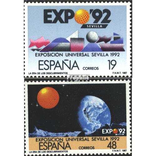 Espagne 2758-2759 (Édition Complète) Neuf 1987 Expo `92