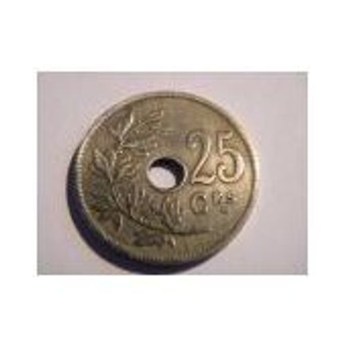 25 Centimes Belgique 1921