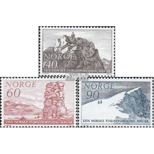 Norvège 561-563 (Complète.Edition.) Neuf Avec Gomme Originale 1968 100 Années Syndicat D\'initiative