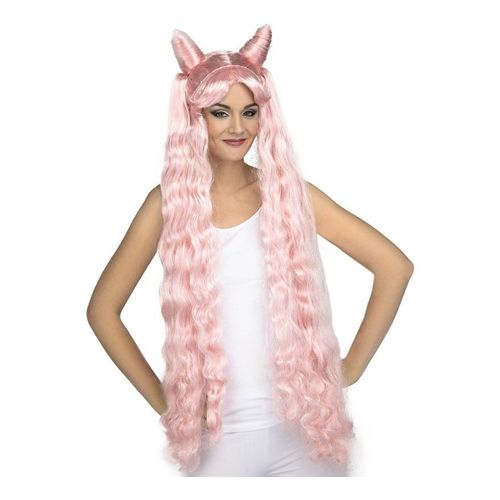 Perruque Manga Rose Avec Des Chignons