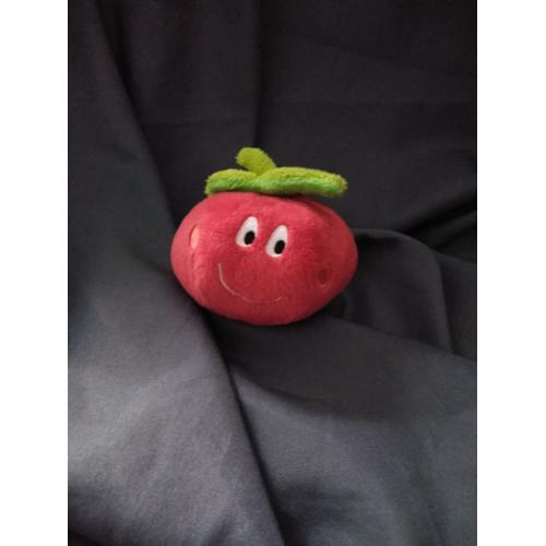 Doudou Hochet Grelot Tomate Rouge Vert P Tit Dodo