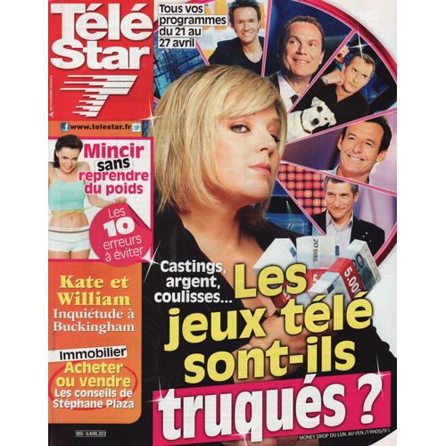 Télé Star / 16-04-2012 N°1855 : Britney Spears (1p) - Kate Middleton (3/4p) - Loana (1p)