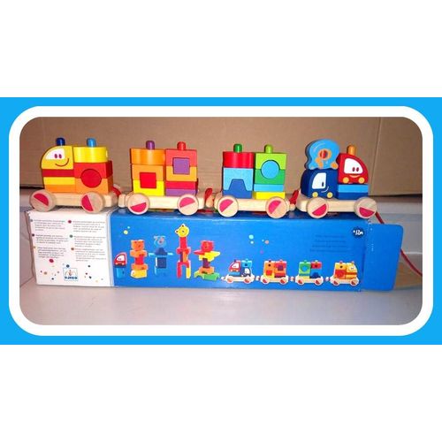 Train D' Activités Entièrement En Bois Crearoule De Djeco