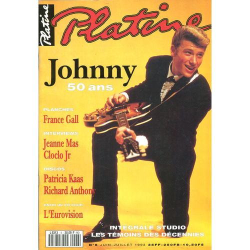 Platine N°6 Johnny France Gall Jeanne Mas Cloclo 6