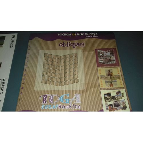Pochoir De Mise En Page Pour Scrapbooking