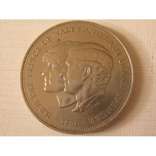 Medaille Prince De Gales Lady Diana 1981